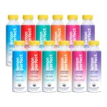 Lemon Perfect， Organic Cold-Pressed Lemon Water， Squeezed from Real Fruit， Flavored Water， Sugar-Free， Keto Certified， No Artificial Ingredients， Just Lemon (12-Pack)